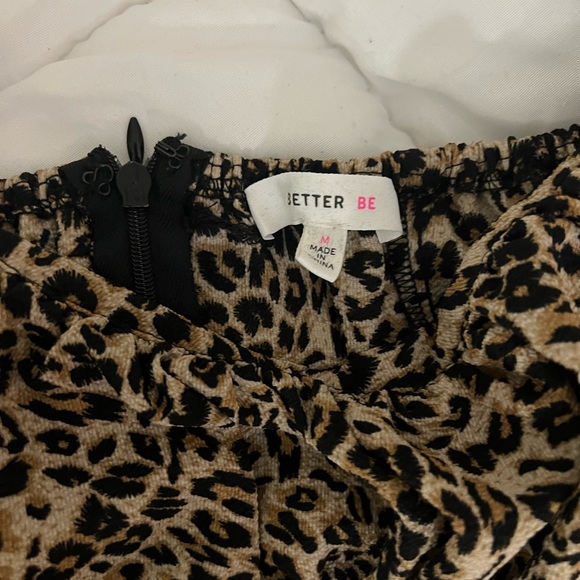 Animal Print Mini Off shoulder dress - Picture 2 of 2